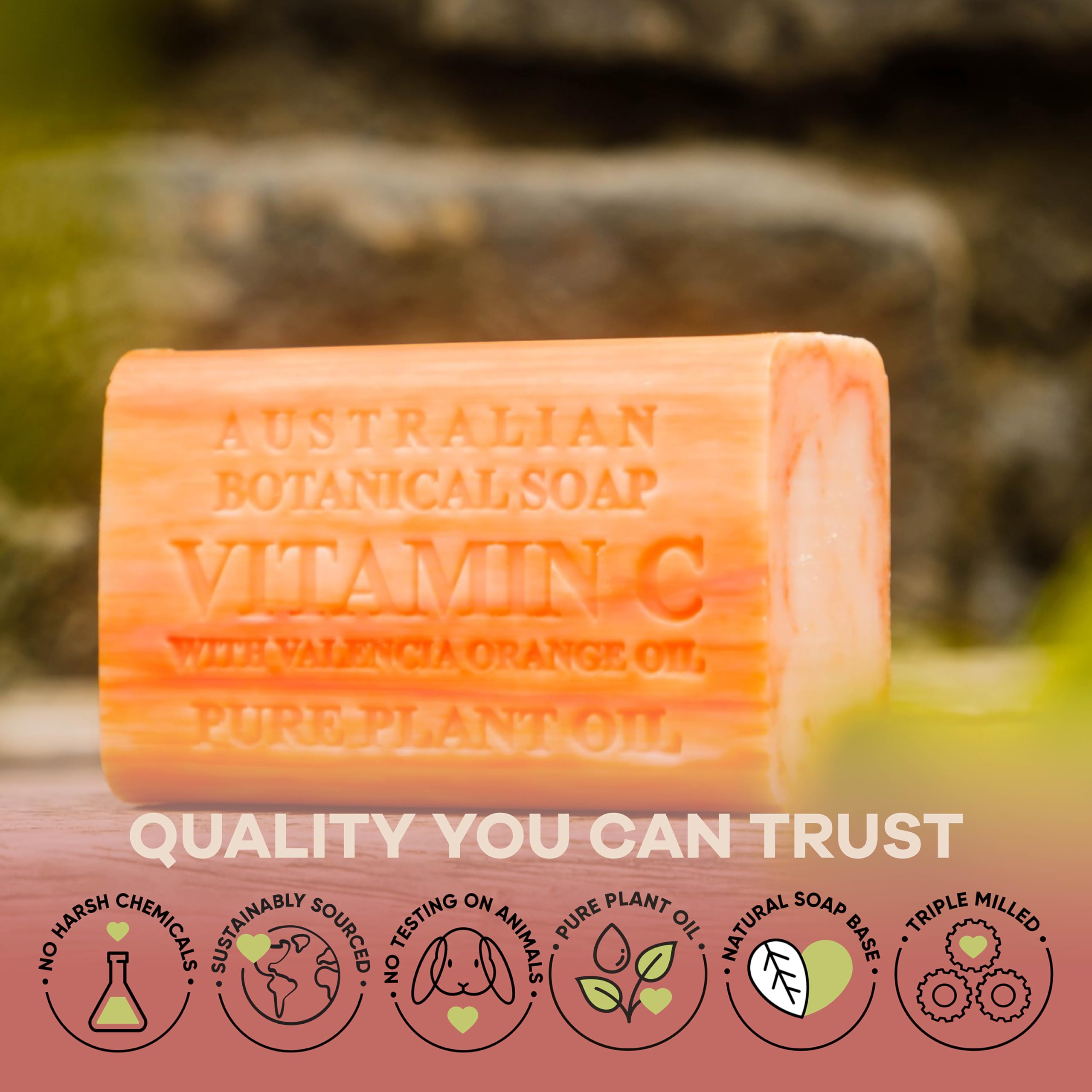 Australian Botanical Soap - Parfum léger pour femmes et hommes.