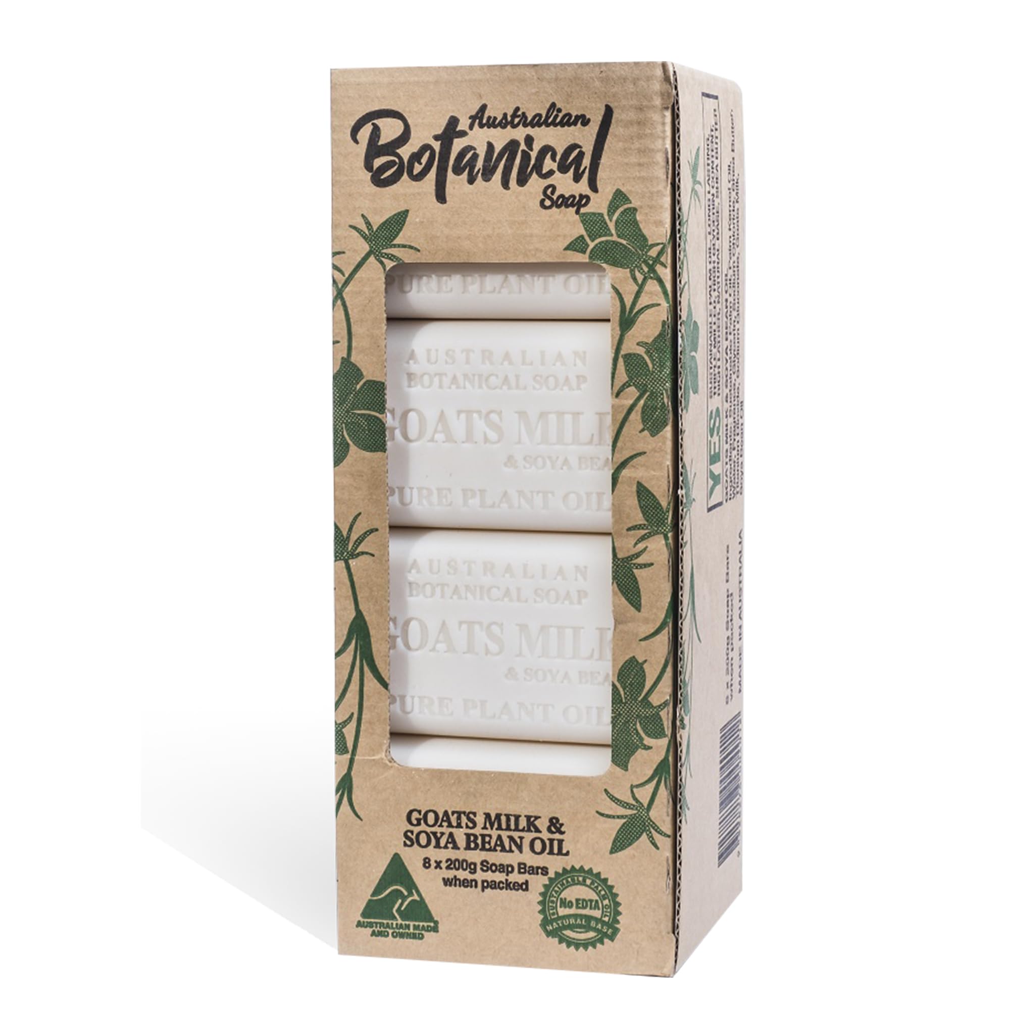 Australian Botanical Soap Savon au lait de chèvre, 6,6 oz, texture crémeuse nourrissante