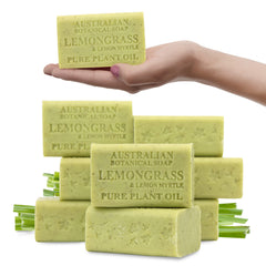 Australian Botanical Soap savon citronnelle, parfum frais et revitalisant pour la peau.