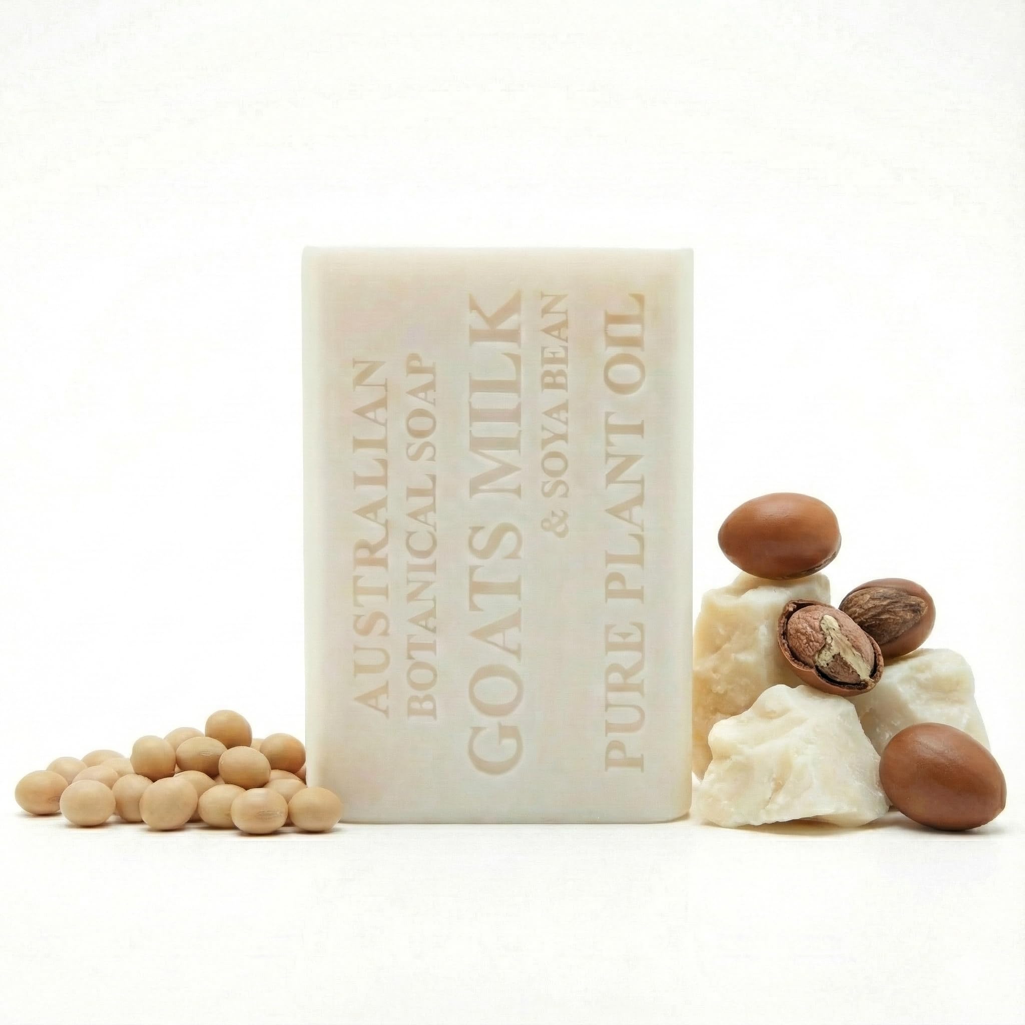 Australian Botanical Soap – barre lait chèvre, douceur hydratante pour peau sensible.