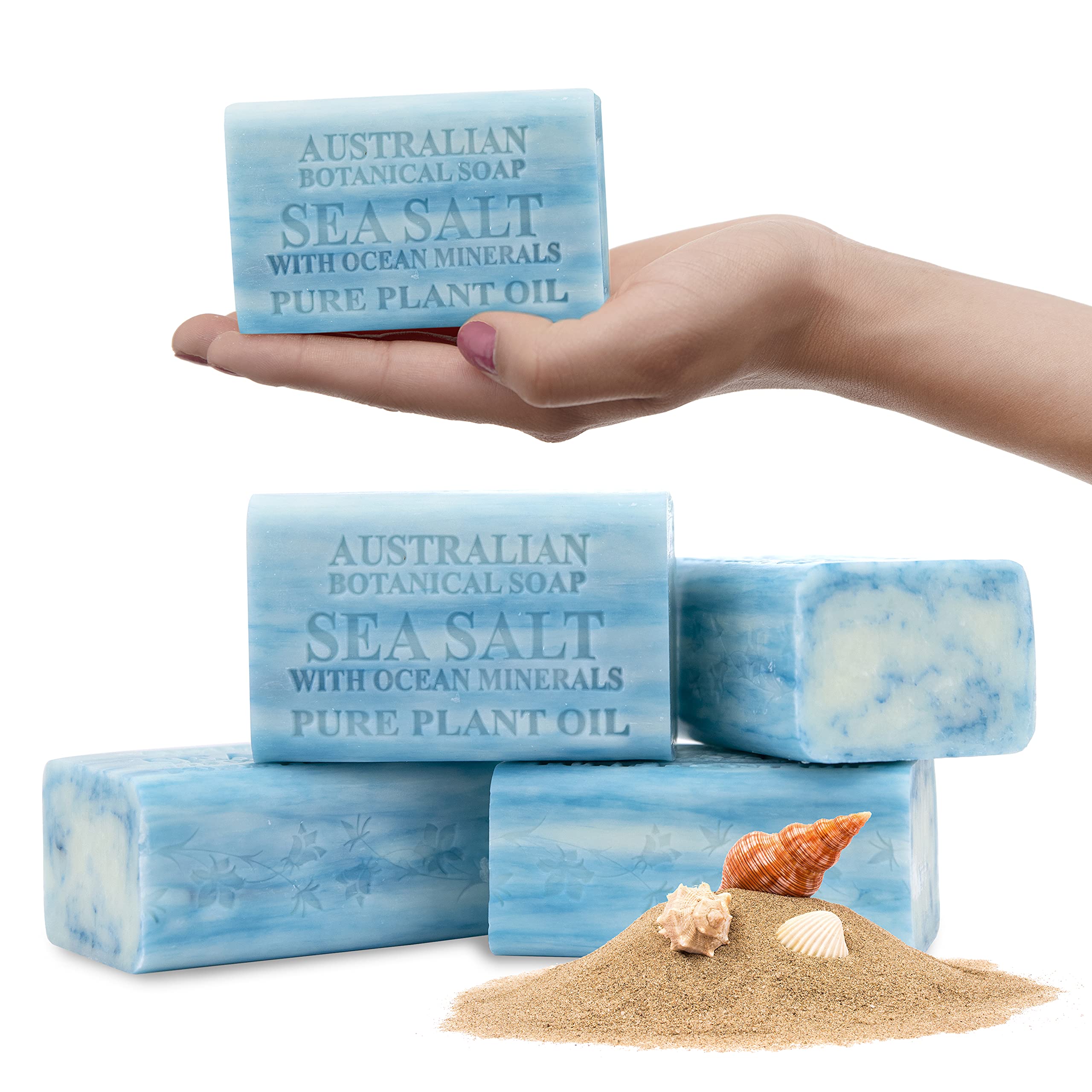 Australian Botanical Soap sel de mer mineraux ocean – nettoyage doux visage et corps.
