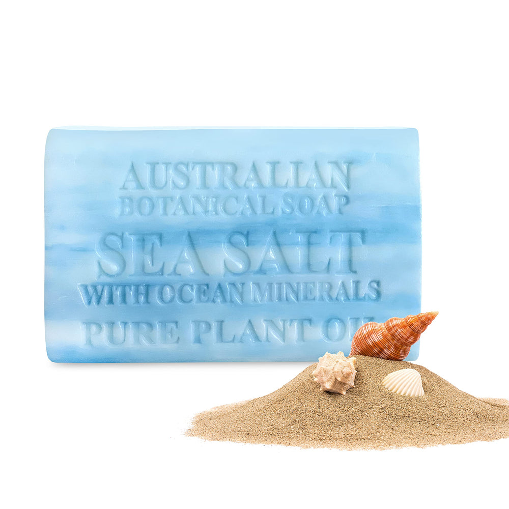 Savon Australian Botanical Soap avec sel de mer et minéraux océaniques pour hydratation naturelle