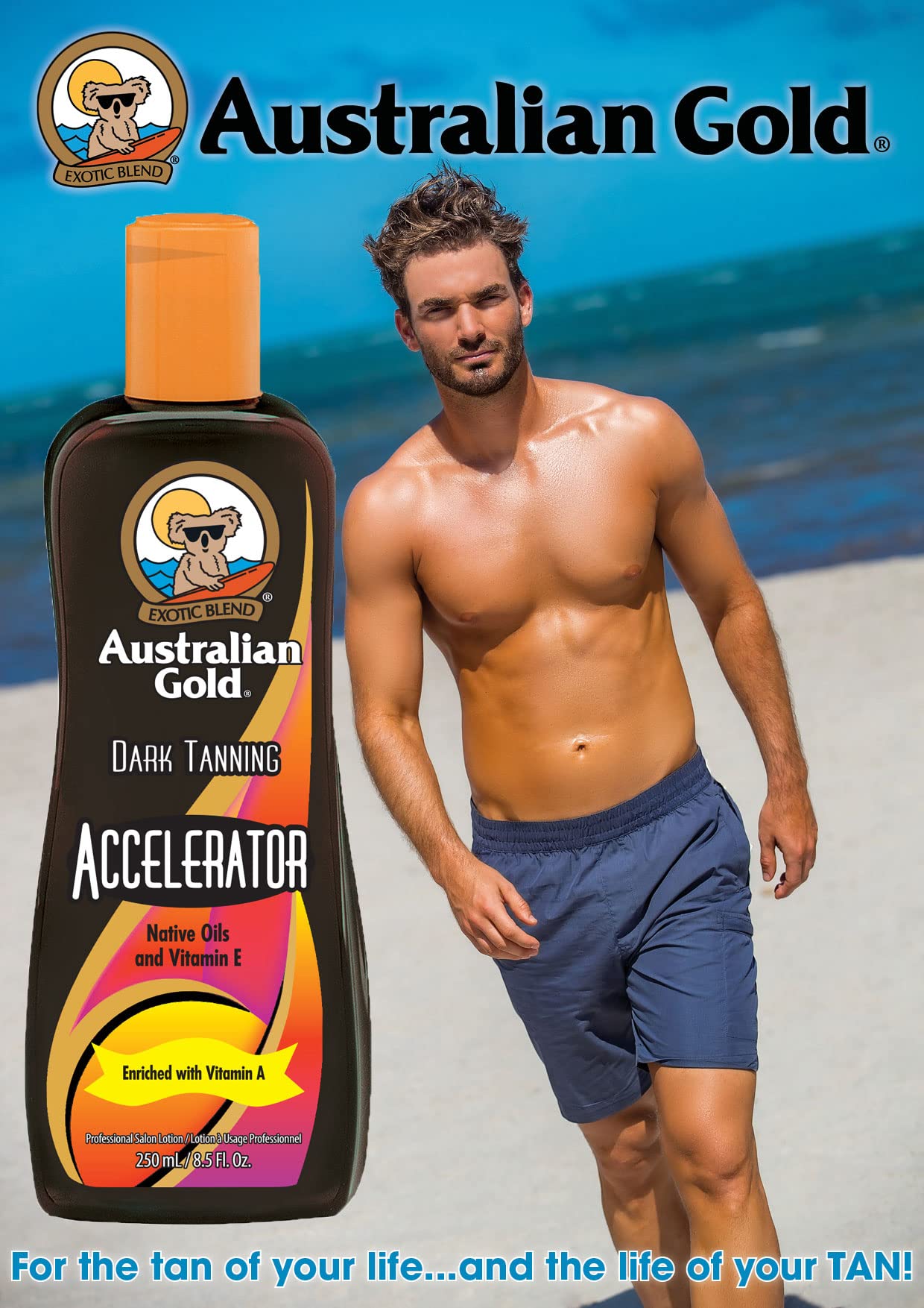 Australian Gold Application rapide pour un rituel bronzage facile.