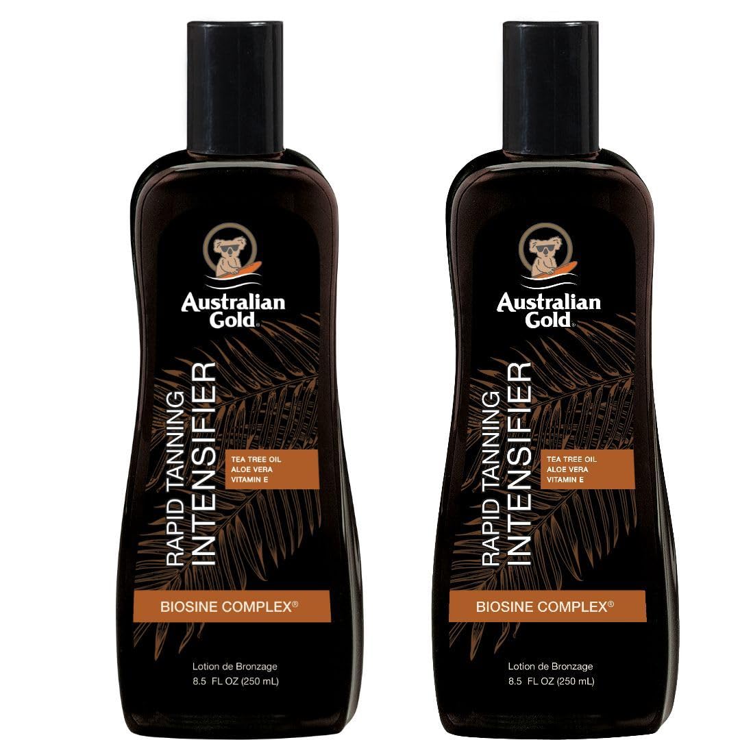 Australian Gold Rapid: bouteille prête pour un brunissement rapide et uniforme.