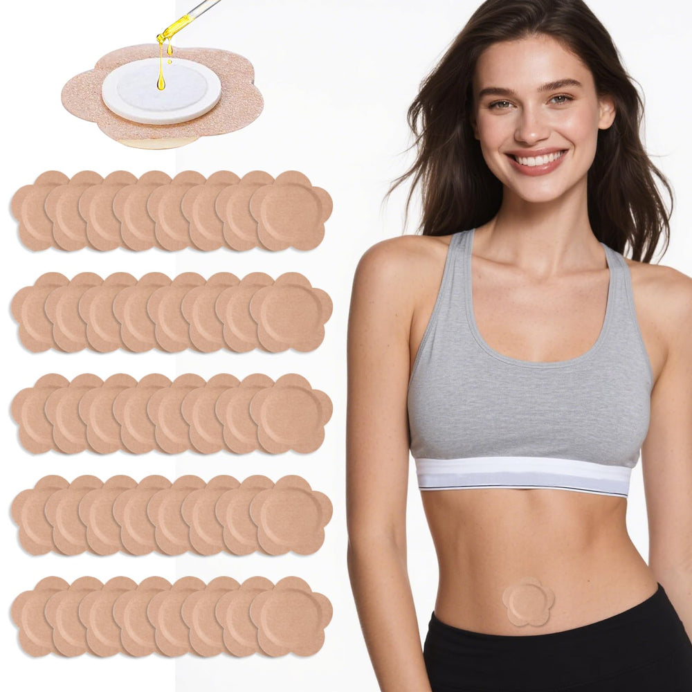 Pansement Autdor ricin pour nombril — centre coton pour absorption propre.