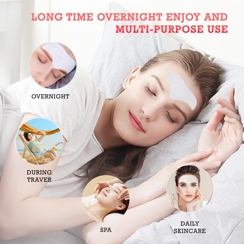 Patch frontal Auteek qui respire pendant le sommeil pour peau reposée