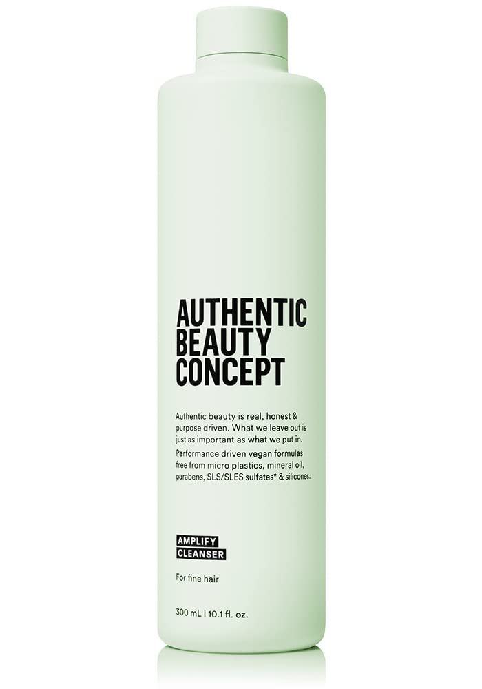 Authentic Beauty Concept Amplify nettoyant-flacon pour cheveux volumineux et doux.