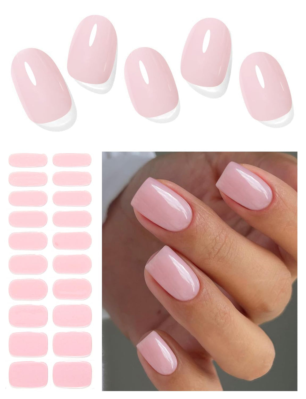 AutyaMee bandex gel ongles rose translucide pour une manucure rapide à domicile