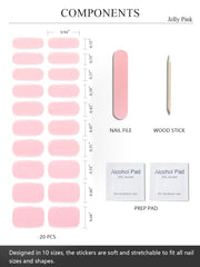 AutyaMee kit inclus avec lingettes et lime pour préparer les ongles