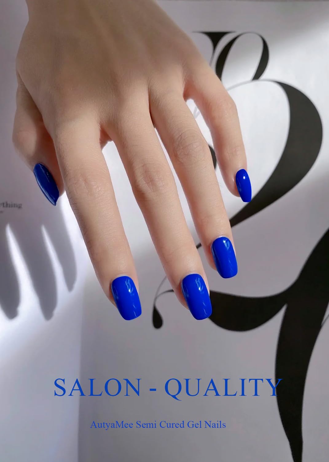 AutyaMee autocollants gel semi-cuit 20 pièces pour styles variés.