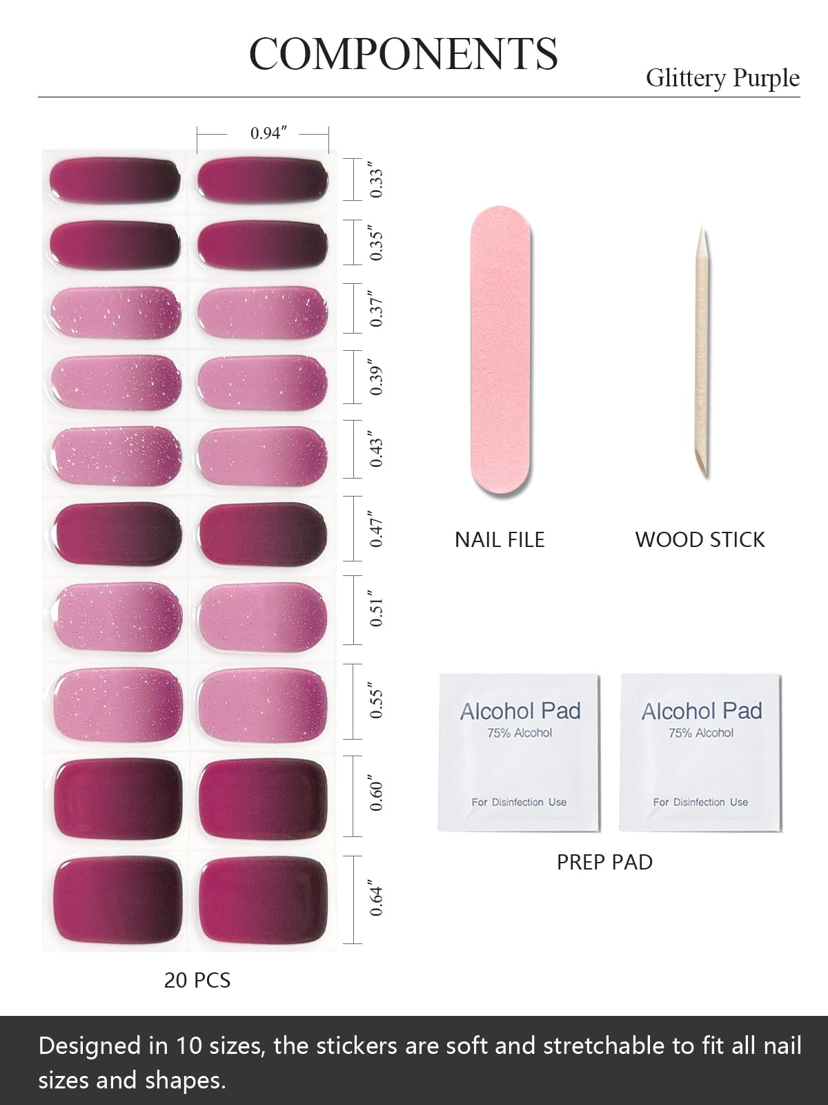 AutyaMee application-strips-gel-ongles: application facile et rapide pour un look salon à domicile.