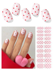 AutyaMee Bandes Gel Coeur Mignon, look salon durable jusqu'à deux semaines.