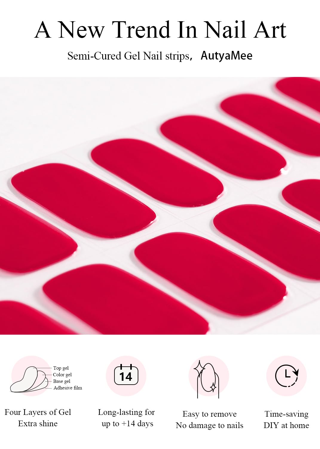 AutyaMee kit complet: 20 adhésifs + outils faciles.