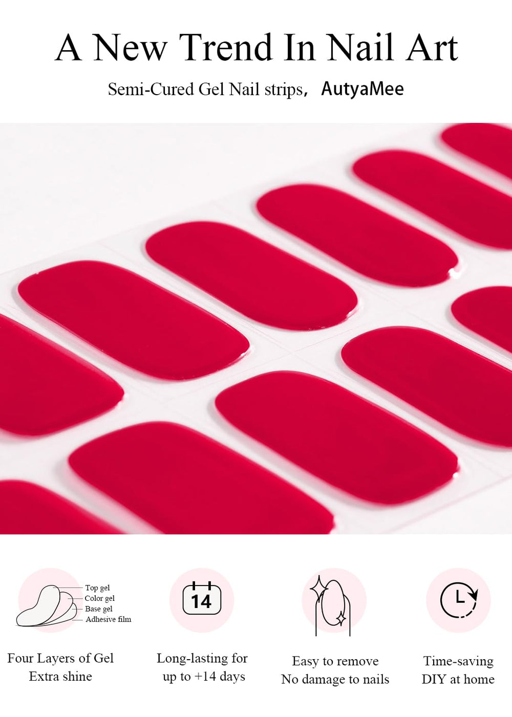 AutyaMee kit complet: 20 adhésifs + outils faciles.