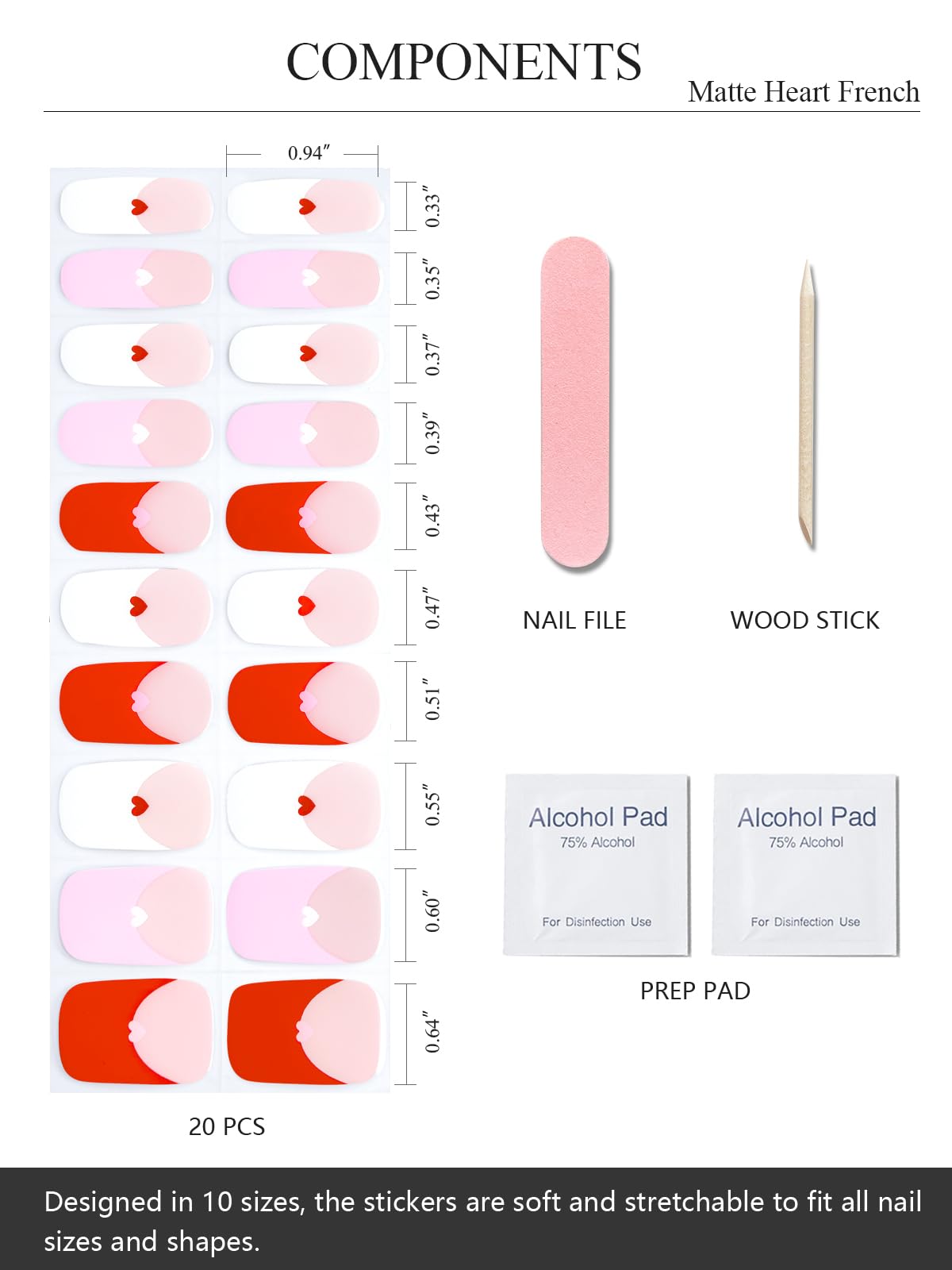 AutyaMee strips gel semi-cuits : compatibles lampes UV et LED