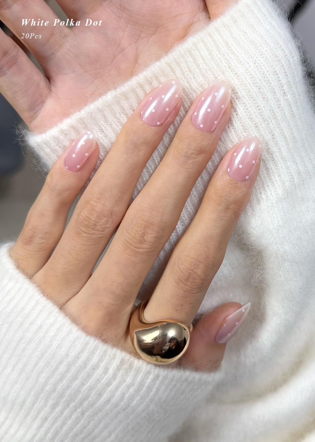 AutyaMee bandes gel semi-cuits couleur perle pour finition élégante