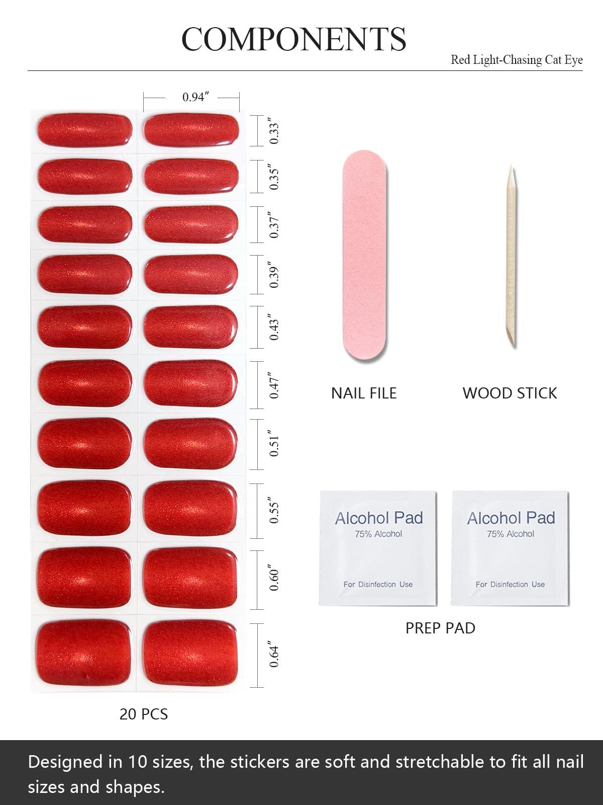 AutyaMee application strips gel Œil-de-chat pour une apparence professionnelle à domicile.
