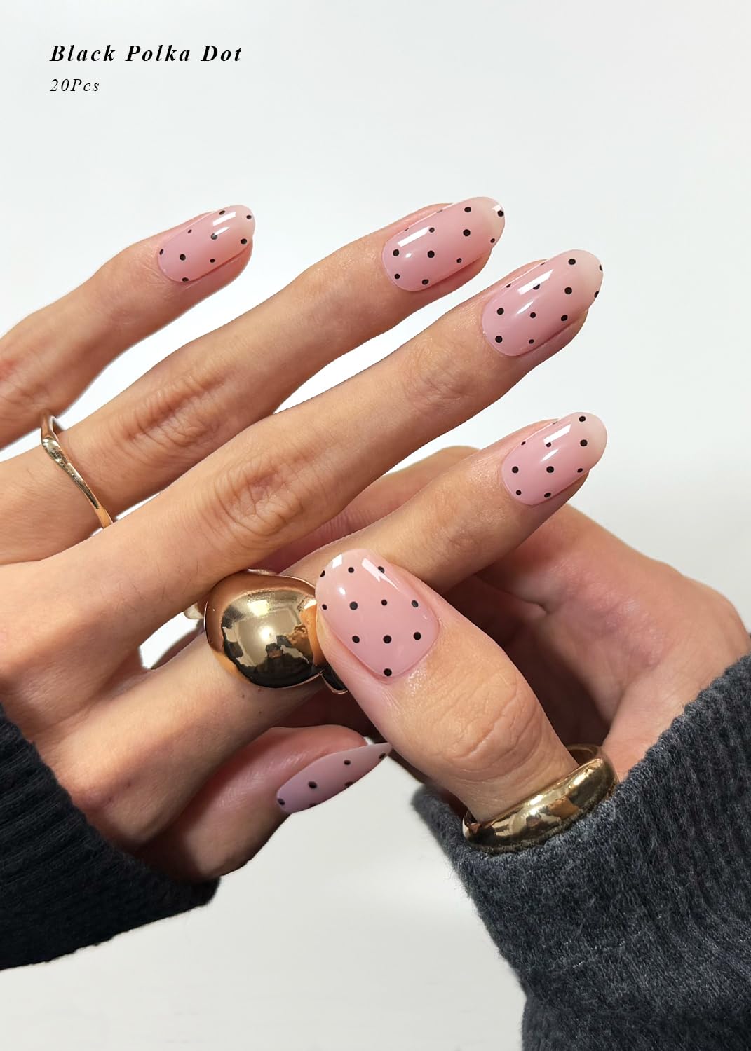 AutyaMee bandes-gel rose pâle pour un fini naturel et longue tenue.