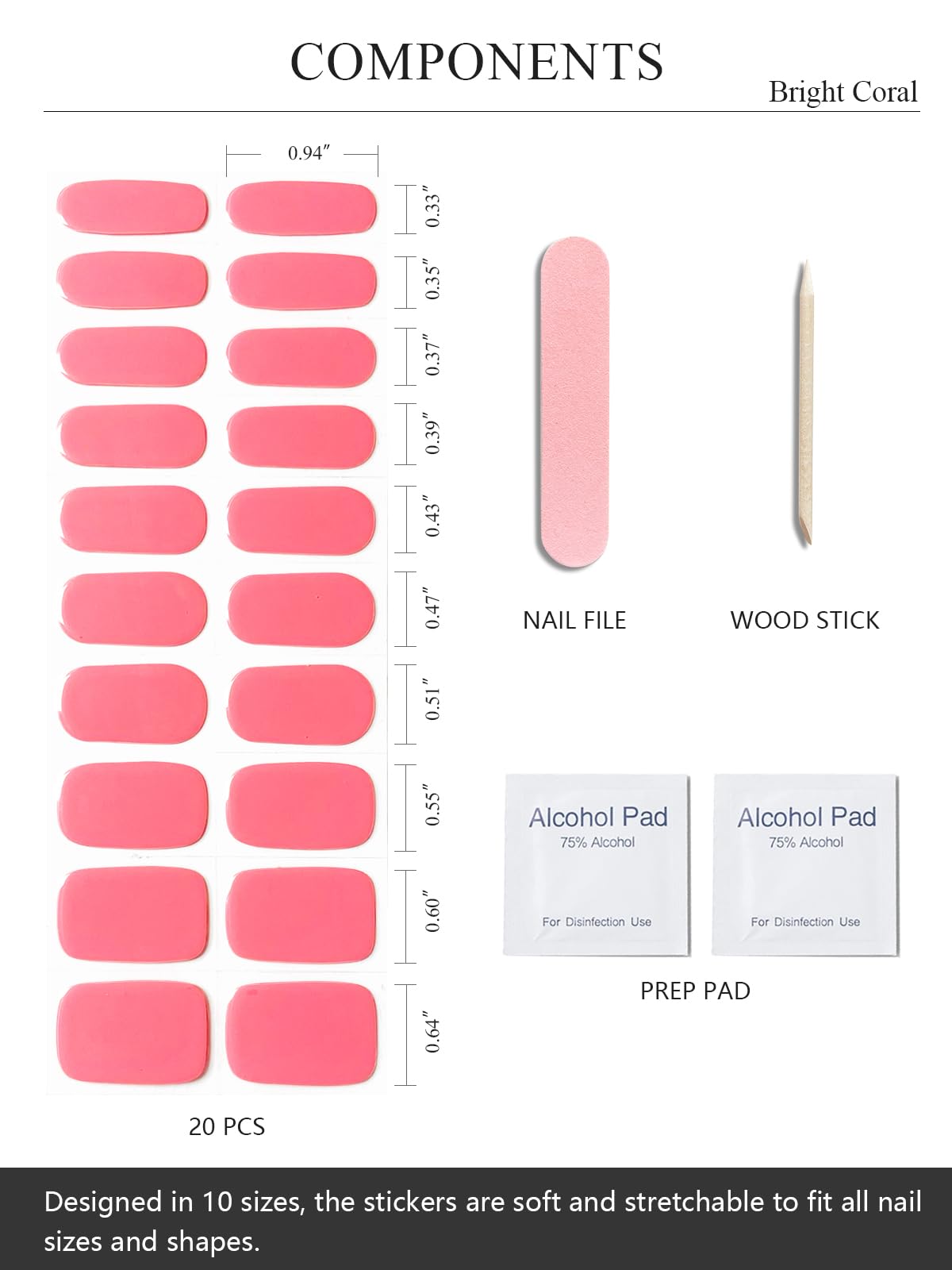 AutyaMee tampons de préparation ongles facilitent l’application