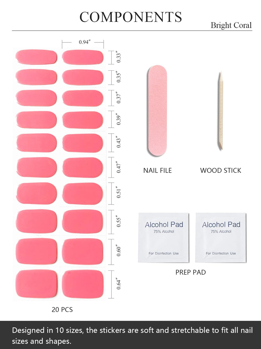 AutyaMee tampons de préparation ongles facilitent l’application