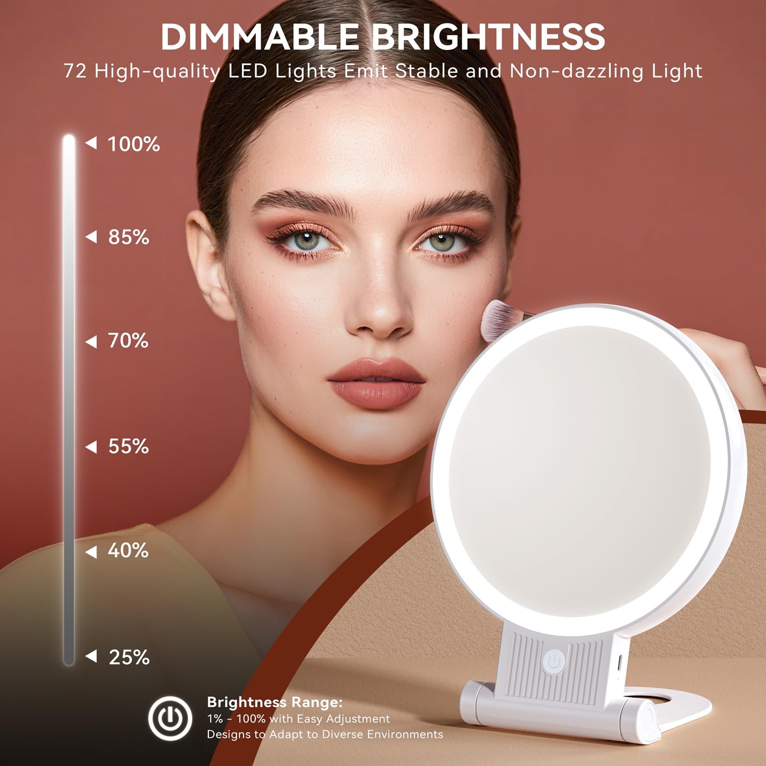Miroir Auxmir double face pour changement rapide de vue