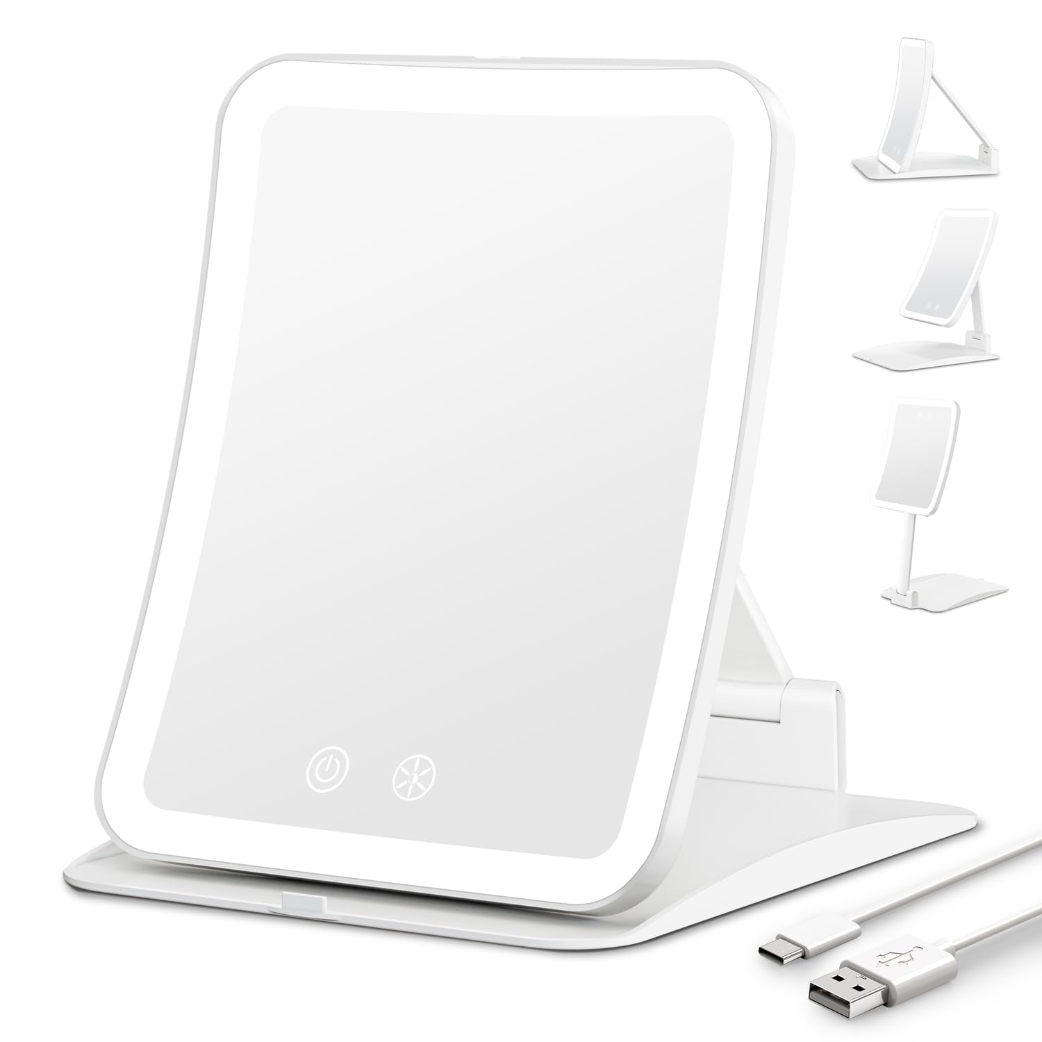 Miroir Auxmir voyage avec agrandissement 30x pour détails fins.