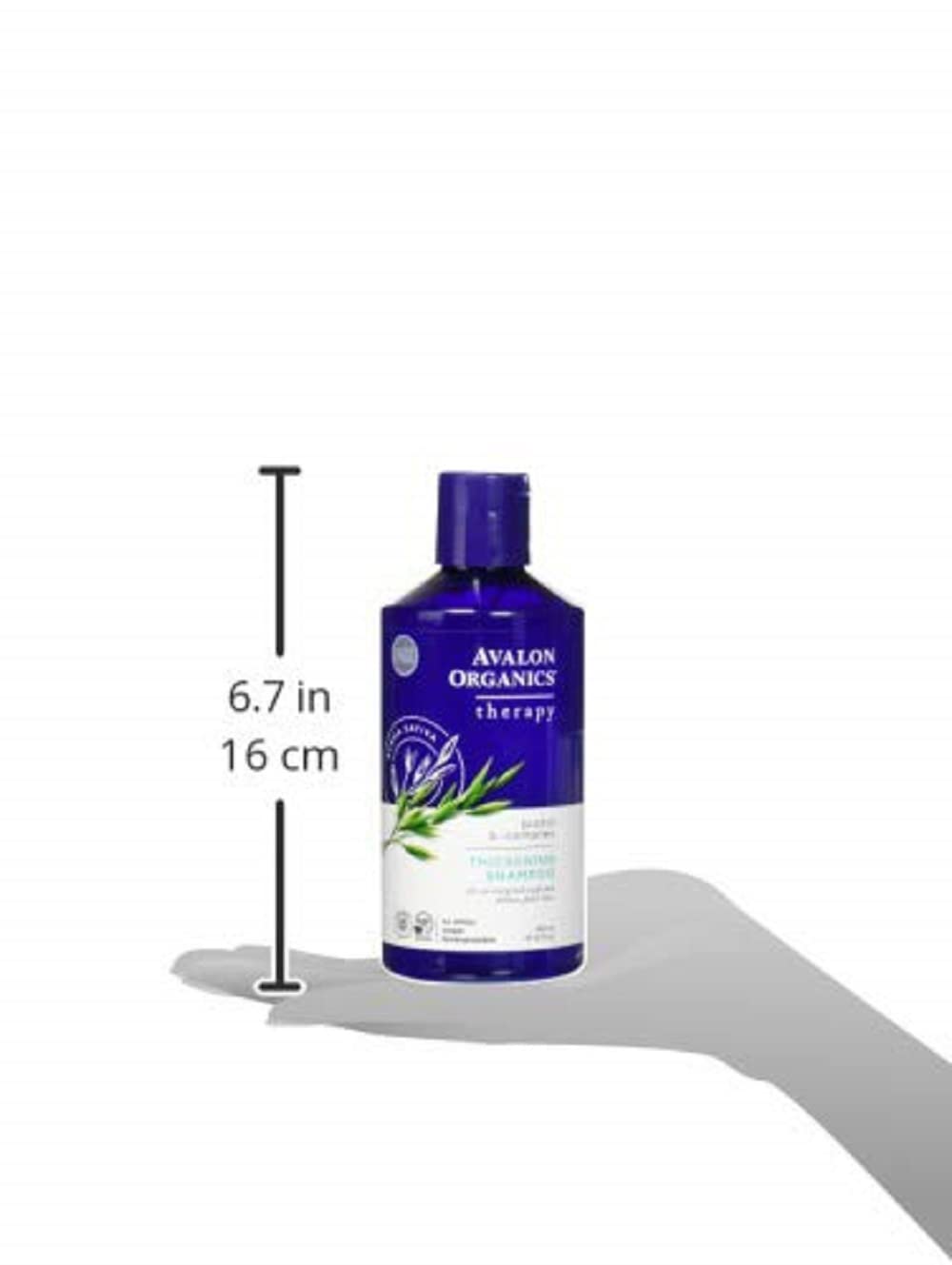 Emballage recyclable d'Avalon Organics Biotine B-Complex, soin capillaire responsable.