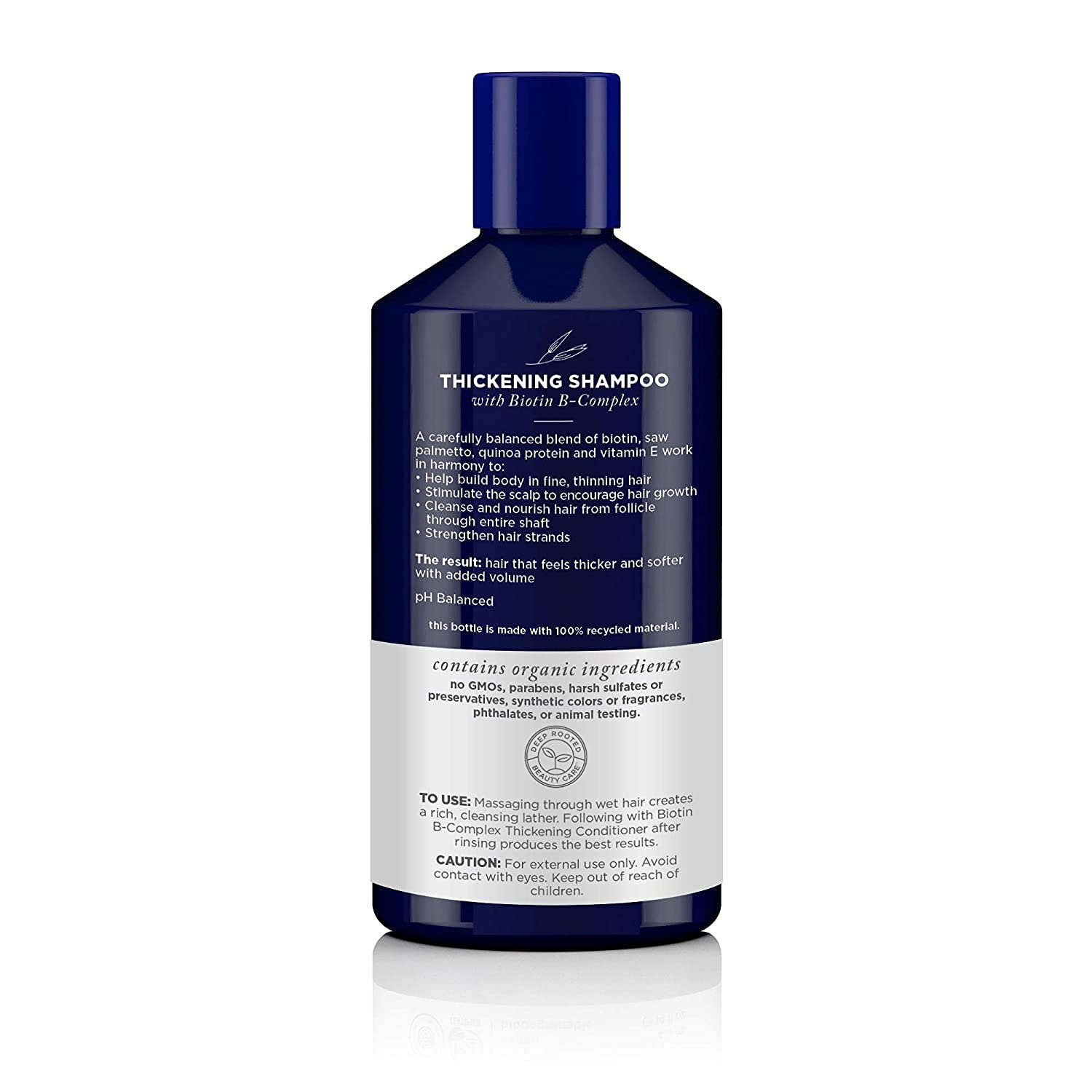 Mousse onctueuse du shampooing Biotine B-Complex pour démêlage en douceur.