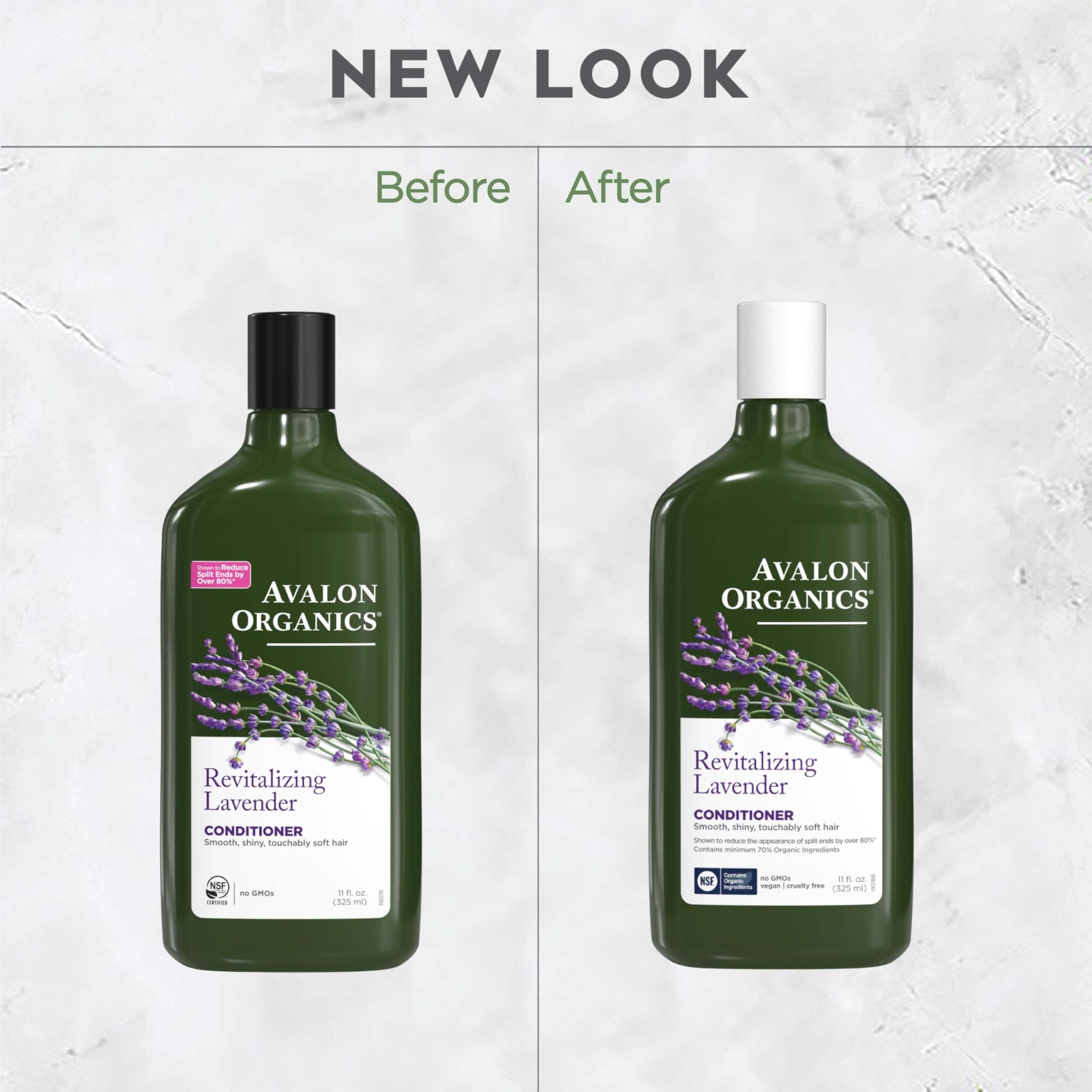 Fragrance lavande apaisante d’Avalon Organics améliore l’expérience quotidienne de soin.