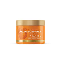 Gel-Crème Avalon Organics Vitamine C, flacon, hydratation légère pour le quotidien.