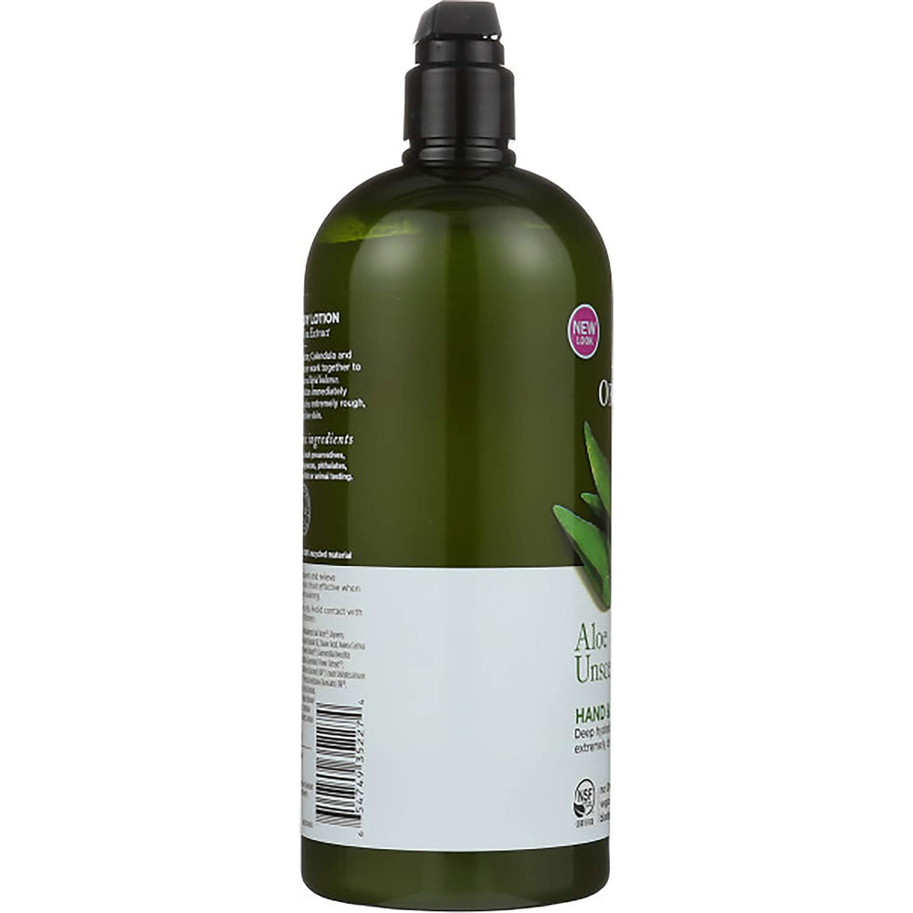 Avalon Organics ingrédients-aloe-shea-calendula-beta-glucane visibles sur l'emballage.