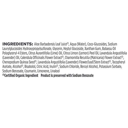 Avalon Organics Lavande – emballage éco-responsable et respectueux de l'environnement.