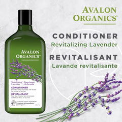 Avalon Organics Nourrissant Lavande - versement pompe, démêlage facilité.