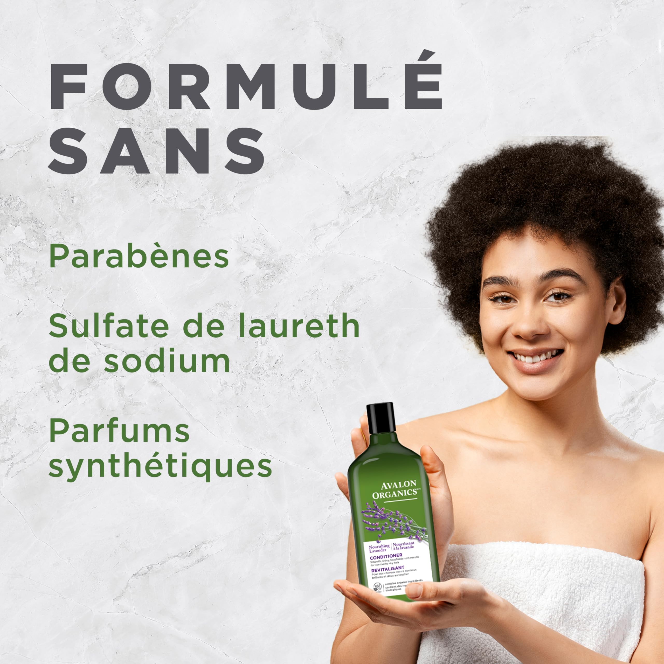 Avalon Organics Nourrissant Lavande - produit vegan et respectueux.