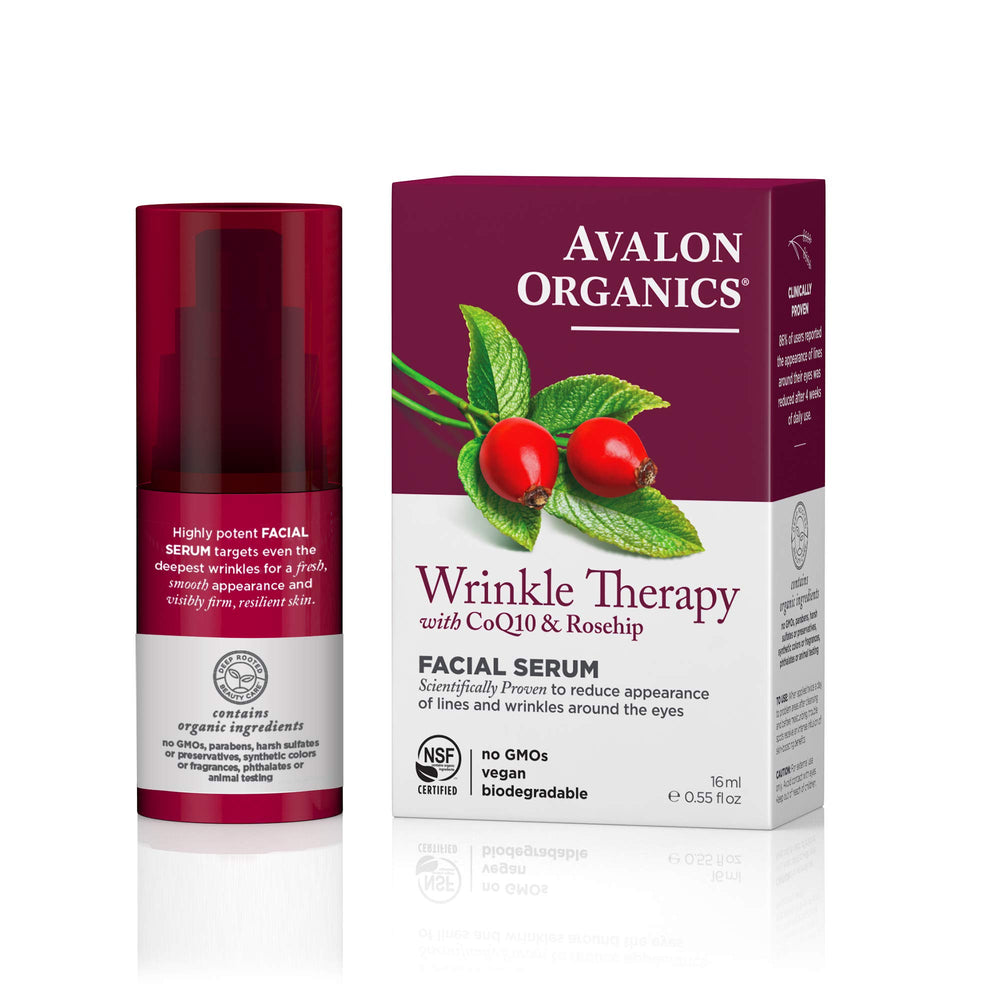Goutte doseuse précise du sérum Avalon Organics Visage