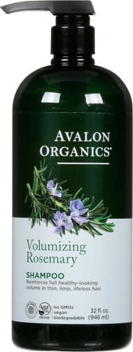 Shampoing Romarin Avalon Organics en mousse légère pour volume spectaculaire