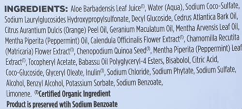Avalon Organics Shampooing menthe, expérience spa à domicile après chaque lavage.