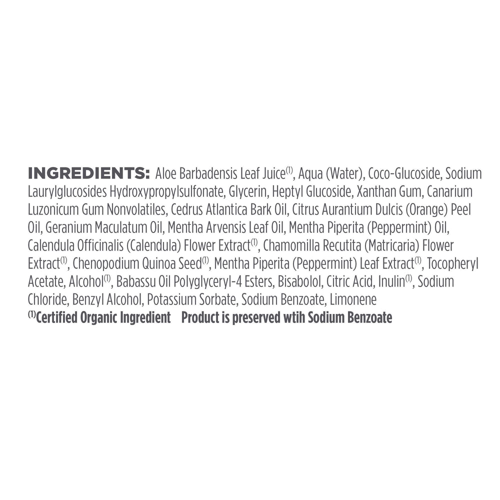 Ingrédients botaniques Avalon Menthe: formulation naturelle nourrit les longueurs.