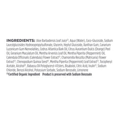 Ingrédients botaniques Avalon Menthe: formulation naturelle nourrit les longueurs.