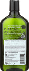 Avalon Organics Shampoing Volume Romarin - etiquette, composition biologique et naturelle