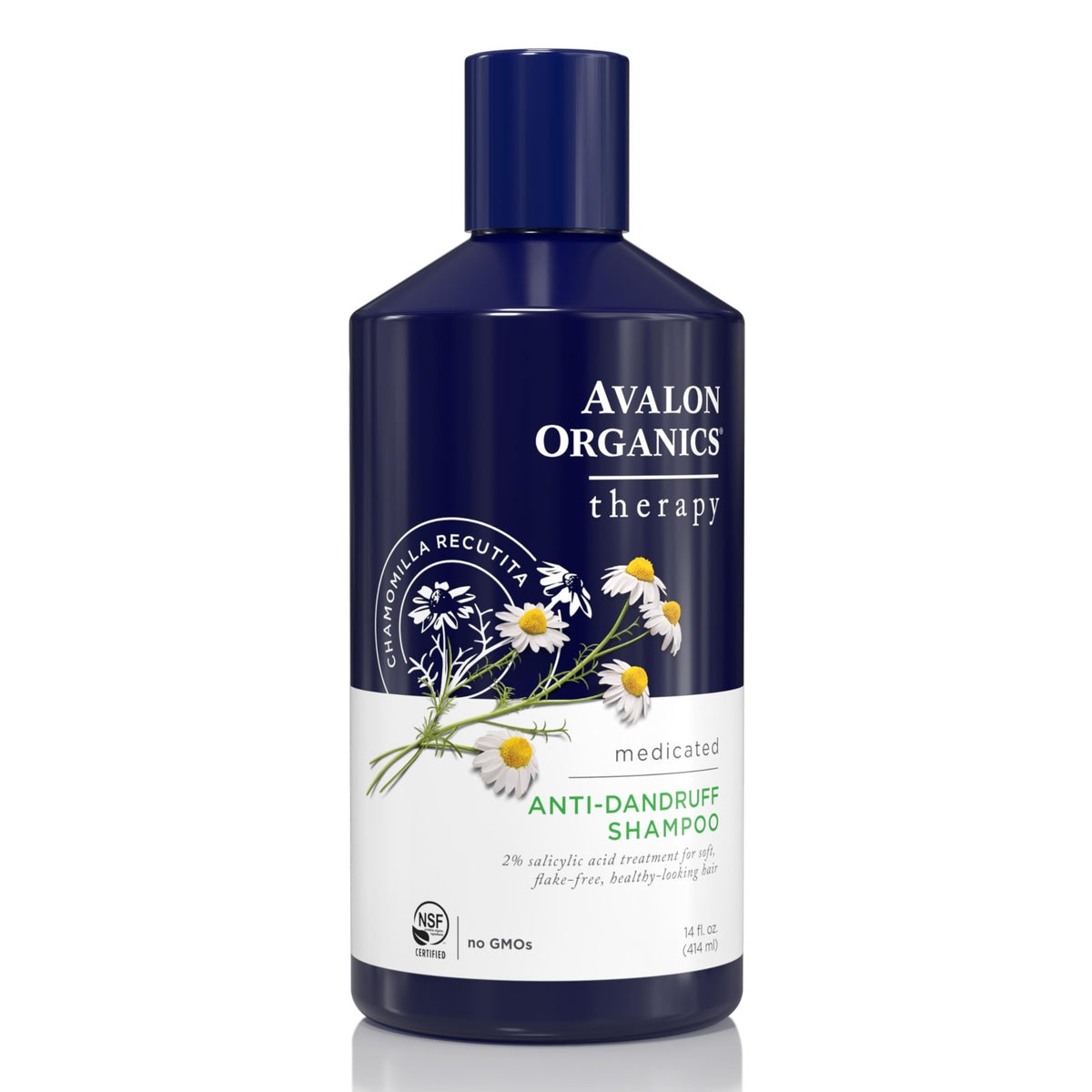 Avalon Organics Therapy en bouteille, solution pratique pour traiter les pellicules au quotidien.