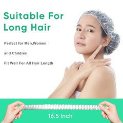 Avando capuchon-douche jetable elasticite-douce: ajustement universel et confort.