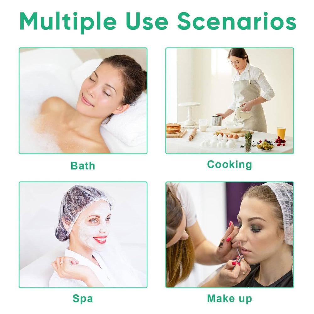 Avando capuchon-douche jetable taille-unique: convient à tous les tours de tête.