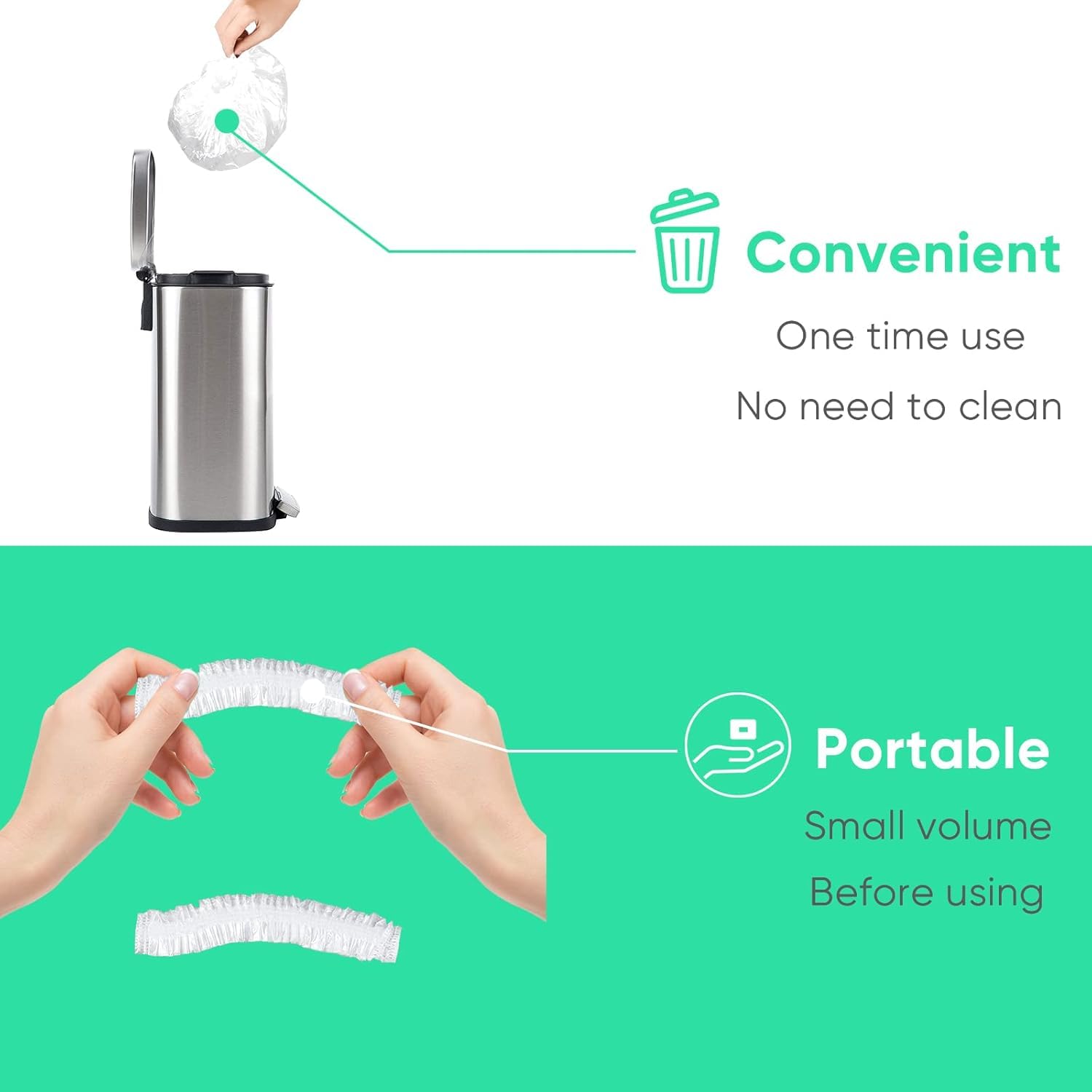 Avando capuchon-douche jetable utilisation-hotel-salon-maison: polyvalent pour tous vos besoins capillaires.