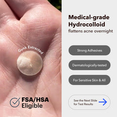 Pansement Avarelle bouton, hydrocolloïde absorbant pour réduire l apparence.