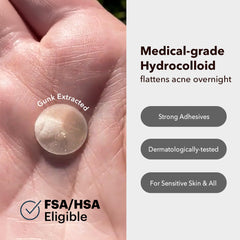 Pansement hydrocolloïde AVARELLE, absorption rapide des impuretés pour une peau légèrement plus nette.