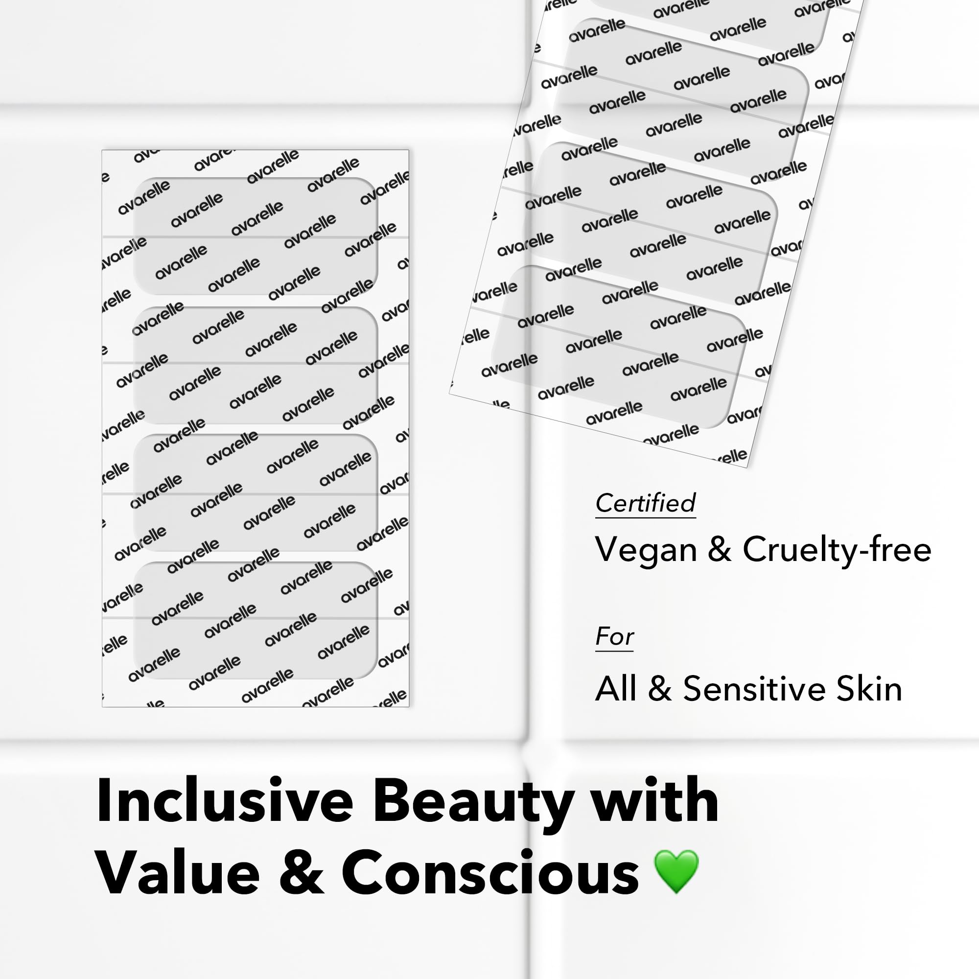 Patch hydrocolloïde AVARELLE, convient à tous les types de peau.