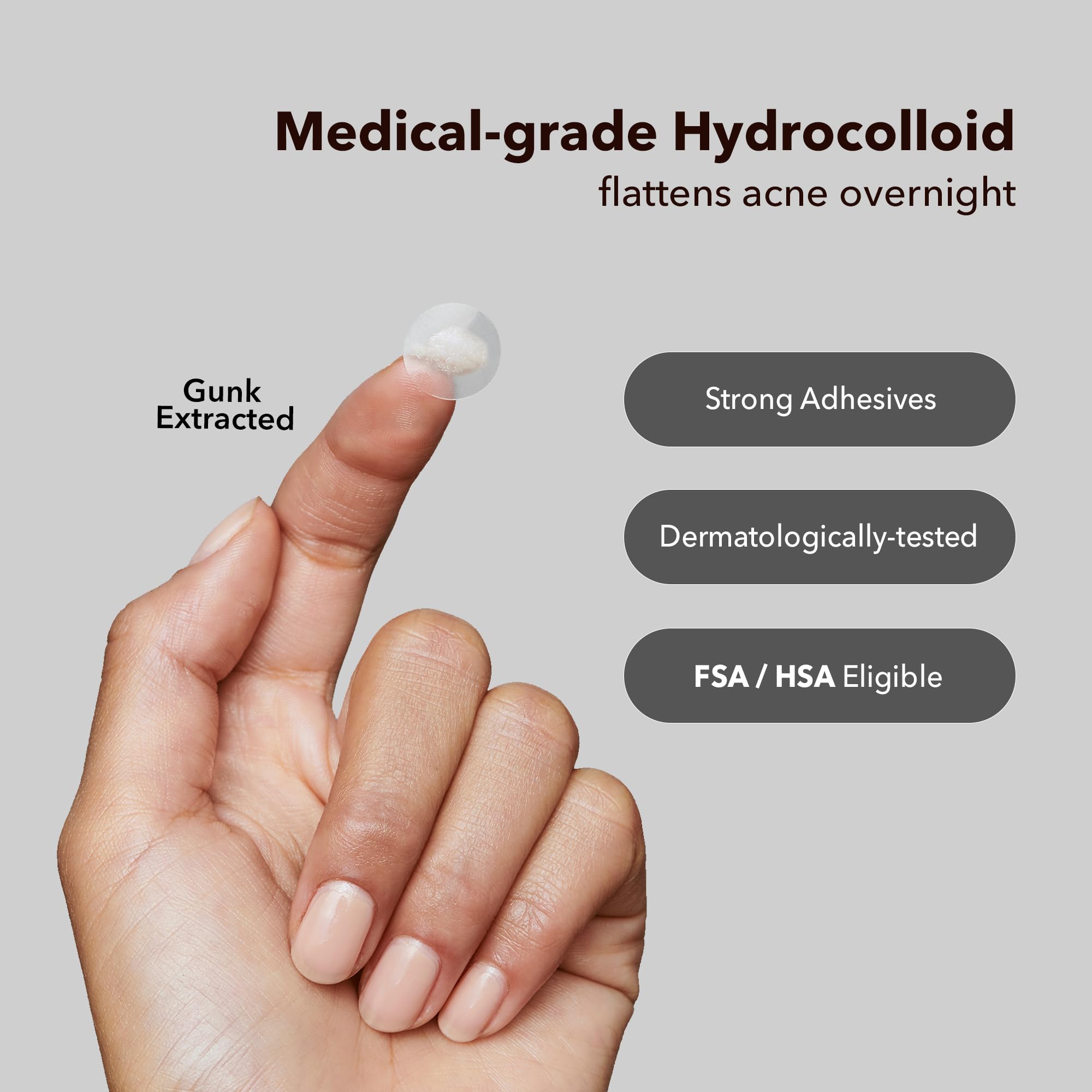 Pansement hydrocolloïde AVARELLE absorbant, protection des zones touchées.