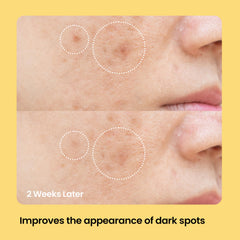 AVARELLE patch taches sur le visage en action, ciblant les zones concernées.