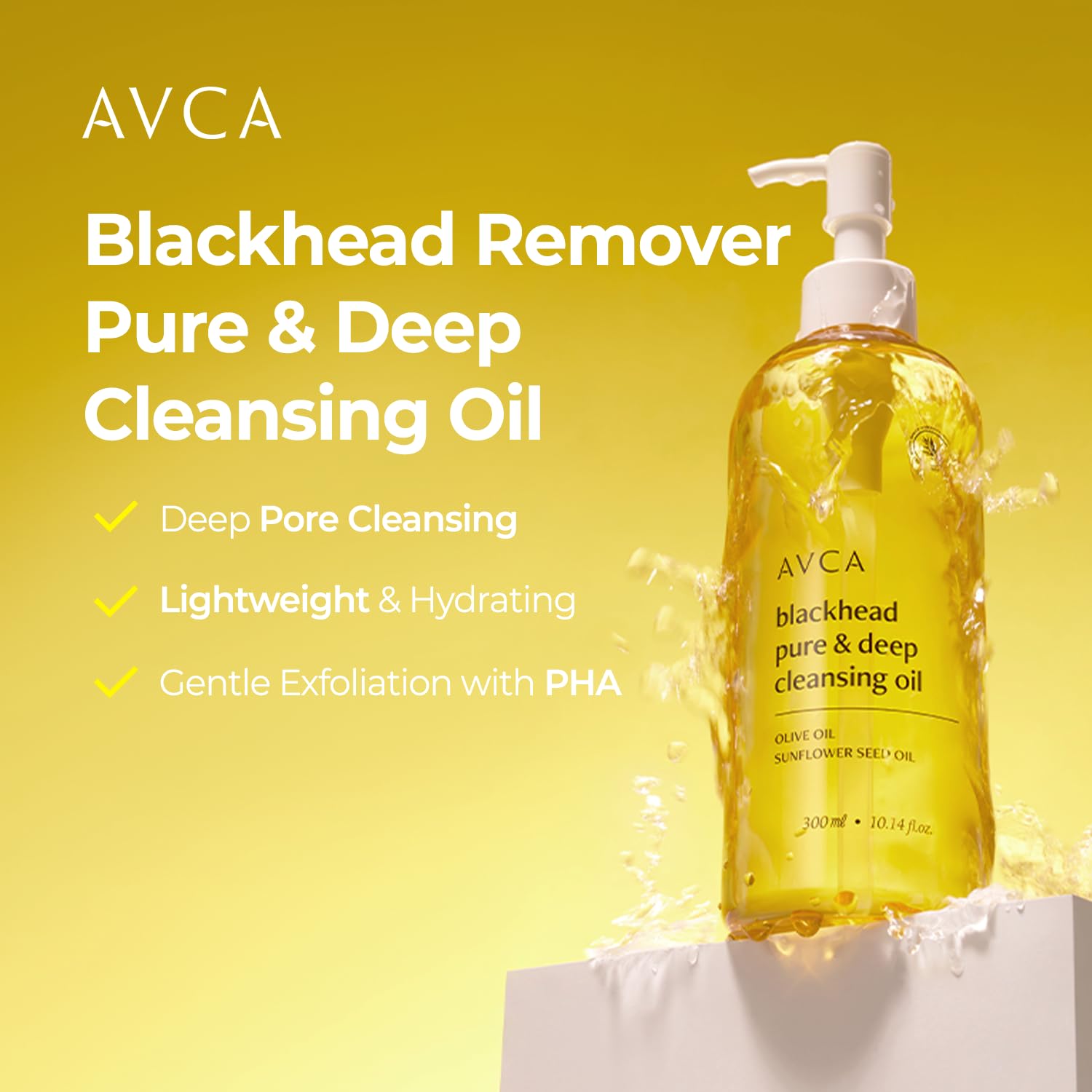 AVCA huile nettoyante maquillage dissout — nettoyage en profondeur sans résidu
